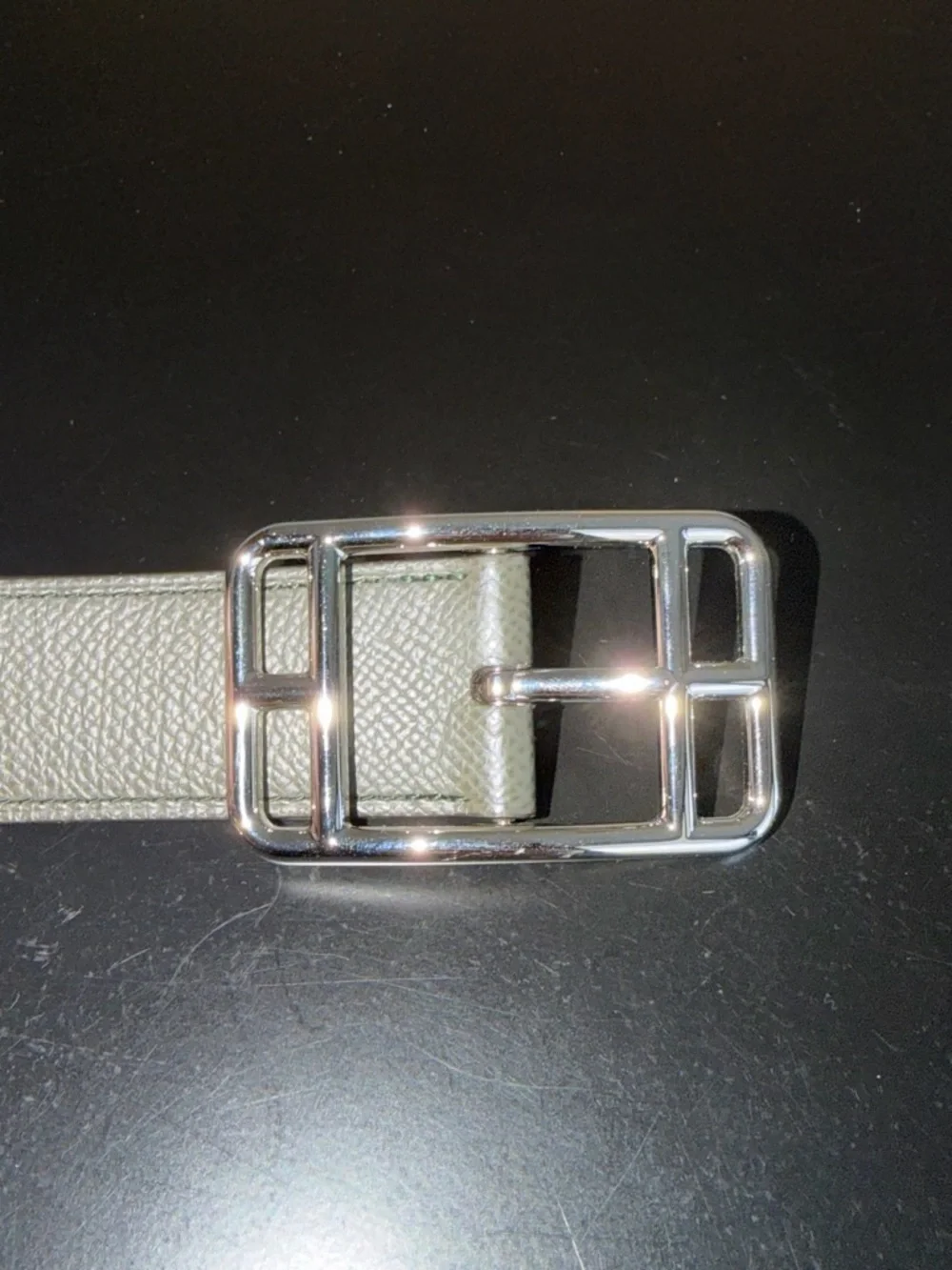 Hermes reversible leather